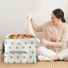 Vinsani Clothes Storage Bags Organizer Large Capacity Double Zipper, Moisture-Proof Underbed Storage Perfect Space for Clothes, Toys, Beddings, Blankets and Duvet