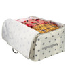 Vinsani Clothes Storage Bags Organizer Large Capacity Double Zipper, Moisture-Proof Underbed Storage Perfect Space for Clothes, Toys, Beddings, Blankets and Duvet