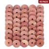 Vinsani 45 pack 100% Natural Cedar Wood Rings Moth Repellent for Clothes - Wardrobe, Drawer, Shoe Cabinets, Car Interiors & Kitchen Freshener - Chemical Free Storage Accessories