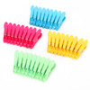 Vinsani Plastic Clothes Peg Basket 36 Piece Set Multicoloured - Strong Grip and Windproof Laundry Pegs Quality Non-Slip Clothes Pins for Home and Garden