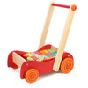 SOKA [30 Blocks] Wooden Baby Walkie Walkie Walker With Wooden Building Blocks For Toddlers