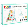 SOKA 5PCs Wooden Wood Children Kids Toddler Forest Activity Walker Toy