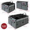 Vinsani Deluxe Car Boot Storage Organiser Bag Anti Slip Foldable Large Tool Box Interior Accessories Declutter Solution Sport Camping Kit Organizer - Suitable for All Vehicles