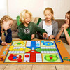 SOKA Giant Board Game Sets Classic Entertainment Fun Game Playmat Rug Carpet Travel Board Games Activities for Kids and Family – Suitable for Indoor or Outdoor Play
