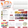 SOKA Tie Dye Party Kit – 18 Vibrant Colours Permanent Non-Toxic Fabric Dye Complete Tie Dye Art Set for Creative Homemade DIY Craft Party Activities Games for Girls Children Kids Family