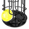 Vinsani 32 Coffee Pod Holder - 360° Rotating Tower Coffee Pods Storage Rack Stand Suitable for Dolce Gusto Coffee Capsules – Non-Slip Surface – Sleek Black Finish