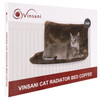 Vinsani® Soft Luxurious Pet Radiator Bed for Cat Kitten Puppy Dogs with Soft Machine Washable Fleece Lined Cover Warm Cosy Hammock Style Radiator Bed