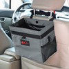 Vinsani Car Rubbish Bin with Lid Cover Waterproof Leakproof Interior Foldable Adjustable Straps Car Seat Boot Storage Bag Trash Holder Waste Organiser Car Accessories
