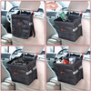 Vinsani Car Rubbish Bin with Lid Cover Waterproof Leakproof Interior Foldable Adjustable Straps Car Seat Boot Storage Bag Trash Holder Waste Organiser Car Accessories