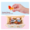 SOKA Wooden Noah’s Ark Animal Boat Shape and Blocks Sorter Developmental Puzzle Activity Toy Playing Set Miniature Display Model Figures for Kids Children Girls Boys Ages 3 year old +
