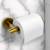 Vinsani Toilet Roll Holder Dispenser Wall Mounted Stainless Steel Minimalist Modern Style Rust Resistant Rotate Proof Toilet Paper Holder for Bathroom & Kitchen