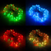 Vinsani Globe Fairy String Lights 26ft 60LED Battery Operated 7 Multicoloured Glow Waterproof Indoor Outdoor Xmas Christmas Tree Decoration Bulb Lighting for Bedroom Patio Garden Party Home Wedding