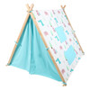 SOKA Camping Countryside Teepee Tent for Kids Children Boys Girls Toddler Indoor Outdoor Foldable Play Tent Tipi Cotton Canvas Dinosaur Playhouse for Bedroom Garden Camp Beach 