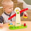 SOKA Wooden Balancing Toy Learning Basic Math Counting Teaching Game Weighing Scale Developmental Montessori Toy Set for Kids Toddlers Children Boy Girl Ages 3 year old +