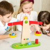 SOKA Wooden Balancing Toy Learning Basic Math Counting Teaching Game Weighing Scale Developmental Montessori Toy Set for Kids Toddlers Children Boy Girl Ages 3 year old +