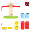 SOKA Wooden Balancing Toy Learning Basic Math Counting Teaching Game Weighing Scale Developmental Montessori Toy Set for Kids Toddlers Children Boy Girl Ages 3 year old +