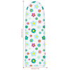 Vinsani Modern Printed Ironing Board Cover Quicker & Easier Ironing Universal Multi Fit 3mm Foam Layer 100% Cotton Material Easy Fit with Shrink Rope 135 x 46 cm (Iron Board not included)