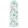 Vinsani Modern Printed Ironing Board Cover Quicker & Easier Ironing Universal Multi Fit 3mm Foam Layer 100% Cotton Material Easy Fit with Shrink Rope 135 x 46 cm (Iron Board not included)