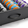 Vinsani Tassimo Compatible Coffee Pod Holder - 64 Capsules Stackable Stand - Non Slip Base Black Coffee Capsules Bosch Tassimo Stand & Pod Storage Drawer Anti-Vibration Design