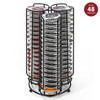 Vinsani 48 Coffee Pod Holder - 3 Tower Coffee Pods Storage Rack Stand Large Capacity Stackable Pod Tower Storage Stand Organiser for Tassimo Coffee Capsules 