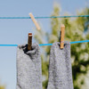 Vinsani 50m Washing Line Rope Strong Steel Core Laundry Clothes Lines - Rot, Mould & Weather Resistant Thick Strong Plastic PVC Cover Garden Outdoor – Blue