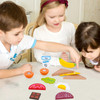 SOKA Wooden Lunchbox Sandwich Set Traditional Lunch Box with Play Food Sandwich Banana Yogurt Pretend Role Play Game Educational Development Perfect Gift for Kids Children Girls Boys 3 years old +