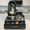 Vinsani 40 Coffee Pod Storage with Sliding Drawer for Nespresso Vertuo Vertuoline Pods Capsules Durable Space Saving Stackable Pods Holder Tray Organiser Box Anti-Vibration Design