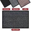 Vinsani Door Mat Dirt Trapper Non-Slip Barrier Mat for Indoor Outdoor Entrance Back Door Home Kitchen – Washable Carpet Rug Water Absorbent Runner Surface Protector Rubber 