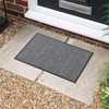 Vinsani Door Mat Dirt Trapper Non-Slip Barrier Mat for Indoor Outdoor Entrance Back Door Home Kitchen – Washable Carpet Rug Water Absorbent Runner Surface Protector Rubber 