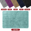 Vinsani Bath Mat Non Slip Bathroom Mat Thickened Fluffy Microfiber Machine Washable Shower Rug Ultra Soft Water Absorbent For Home Bathroom Kitchen