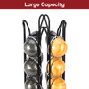 Vinsani 24 Coffee Pod Holder for Nespresso Vertuo Vertuoline Pods Capsules Rotating 6 Stand Coffee Pods Storage Rack Stand Large Capacity Pod Revolving Storage Stand Organiser