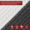 Vinsani Laundry Basket Natural Cotton Hand-Woven Rope Hamper Two Tone Scandinavian Home Décor Minimalist Aesthetic Storage For Clothes Baby Toys Nursery Bathroom and Bedroom Use