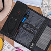 Vinsani Roll Up Accessories Universal Travel Organiser Easy Carry Portable Foldable Make Up Cable Charger Earphones USB SD Card Electronics Essentials Carrying Case