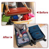 Vinsani Travel Organiser Packing Bags Set of 6 Packing Cubes Holiday Travelling Essentials Suitcase Luggage Storage Bags Multiuse Clothes Toiletries Carry On Compression Bags