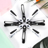 Vinsani Plastic Clothes Pegs 48 Piece Set Black and White – Aesthetic Design Strong Grip and Windproof Laundry Pegs Quality Non-Slip Clothes Pins for Home and Garden