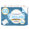 Vinsani 60 Rolls Toilet Roll  - Pack of 60 Rolls (1 x 60 Packs) Quilted White 3 Ply Soft Toilet Paper Rolls (1 Pack- 60 Rolls)