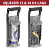 Vinsani Can Crusher with Bottle Opener 2 in 1 Heavy Duty Can Recycler PET Bottles 12oz 16oz up to 500ml Tin Can Soda Beer Cans Kitchen Recycling Tool for Home Kitchen