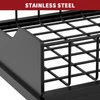 ​​Vinsani Metal Under Sink Storage Rack – 2-Tier Under Sink Caddy Kitchen Organiser with Sliding Drawer & Removable Basket | Heavy Duty Kitchen Bathroom Cupboard Organiser with Suction Cups Plus Size