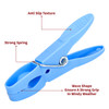 Vinsani Clothes Pegs for Washing Line - Non-Slip Heavy Duty Strong Plastic Washing Pegs with Secure Grip - Indoor Outdoor Plastic Pegs for Sheets Towels Delicates Large Laundry Pegs - 52 pcs