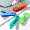 Vinsani Clothes Pegs for Washing Line - Non-Slip Heavy Duty Strong Plastic Washing Pegs with Secure Grip - Indoor Outdoor Plastic Pegs for Sheets Towels Delicates Large Laundry Pegs - 52 pcs