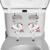 Vinsani Quick Release Toilet Seat Soft Close Thermoset Lid with Push Button Detach Anti-Slip Bumpers Easy Clean Hinges | Universal Bathroom Bowl Seating Fit for O Shaped Toilets - 43 x 36 x 12.5 cm Vinsani Quick Release Toilet Seat Soft Close Thermoset Lid with Push Button Detach Anti-Slip Bumpers Easy Clean Hinges | Universal Bathroom Bowl Seating Fit for O Shaped Toilets - 43 x 36 x 12.5 cm