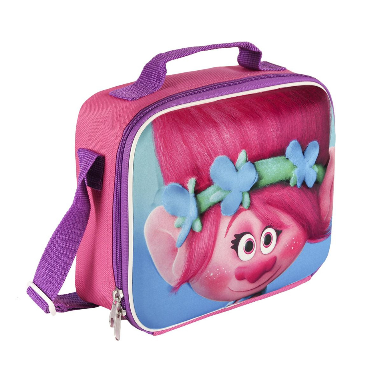Pink Trolls Poppy World Tour Insulated Lunchbox Lunch Bag Peace Music Lunch  Box
