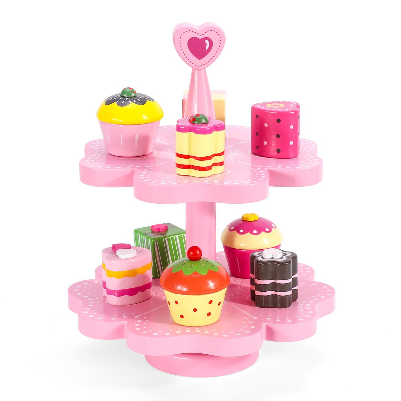 A Vintage Affair Heart Shaped Ceramic Cake Stand Pink Online in India, Buy  at Best Price from Firstcry.com - 10342801