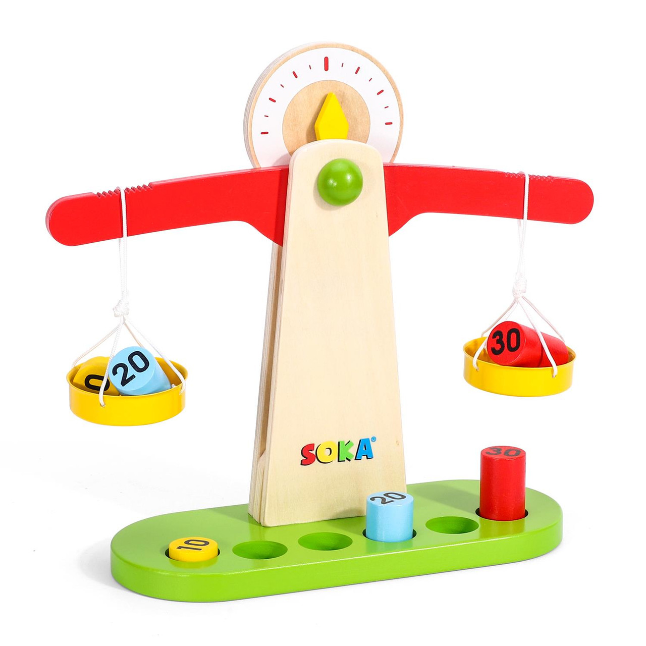 Wooden sales scale toy