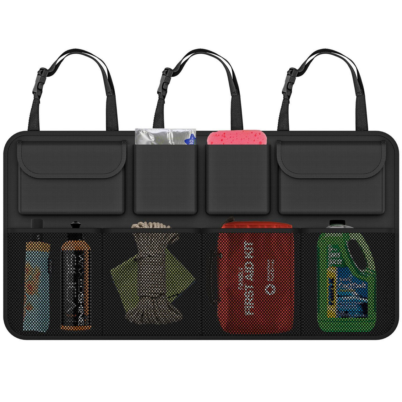 Car Seat Back Hanging Bag Car Document Holder Multi-Pocket Bottle Bag  Storage Box Organizer Travel Tidy Pouch Pocket Kids