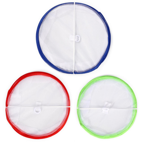 4pcs Food Covers,17 Inch Mesh Pop Up Food Cover For Keeping Out  Flies,bugs,mosquitos,reusable And Collapsible