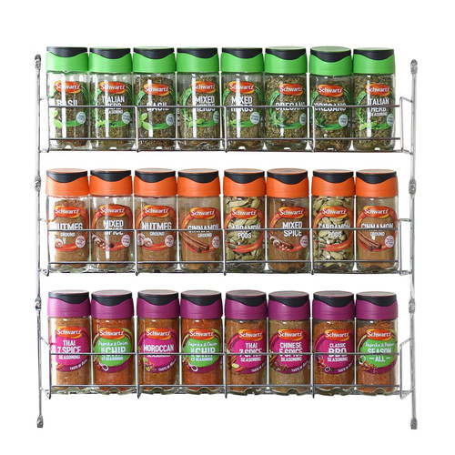 Vinsani 1 / 2 / 3 / 4 / 5 / 6 Tier Spice Herb Jar Rack Holder for