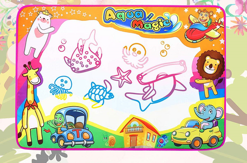 Vinsani Water Magic Doodle Mat, Drawing Painting Mat (60 × 80 cm