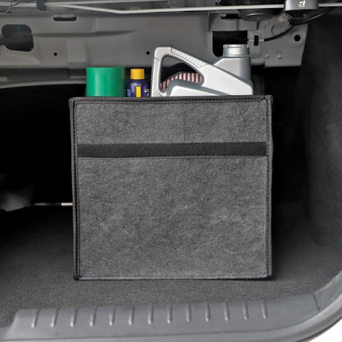 Buy VinsaniDeluxe Car Boot Storage Organiser Bag Anti Slip Foldable Large  Tool Box Interior Accessories Declutter Solution Sport Camping Kit Organizer  - Suitable for All Vehicles (Grey) Online at desertcartINDIA