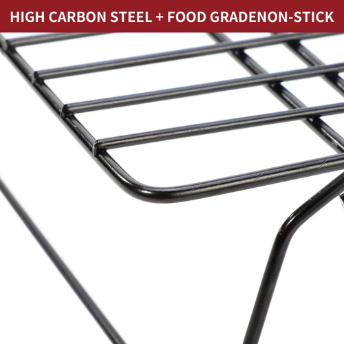 Vinsani Set of 3 High-Carbon Steel Tier Non-Stick Cooling Rack, Collapsible  & Expanded Wire Rack Cooling Oven Tray - Vinsani Ltd.